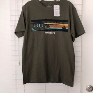 Tenerife Yacht Club T Shirt Brown SZ M NWT